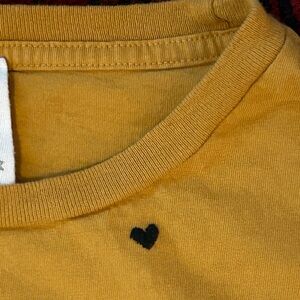 I Stole My Boyfriend’s Shirt embroidered mustard Tee